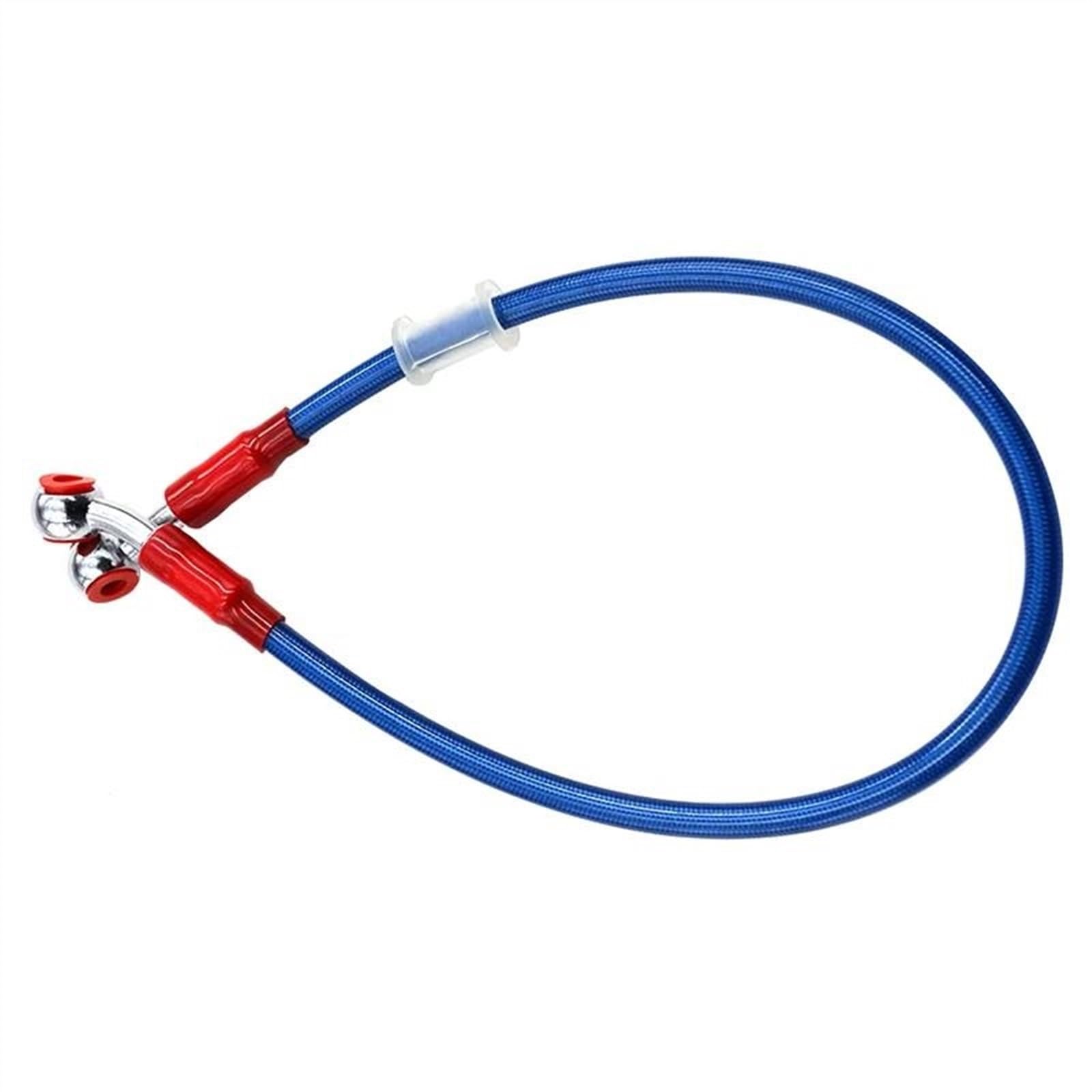 Ksxzw Blue Motorbike Part Universal Motorcycle Braided Steel Hydraulic Brake Line Clutch Oil Hose Tube 90Cm(Blue)