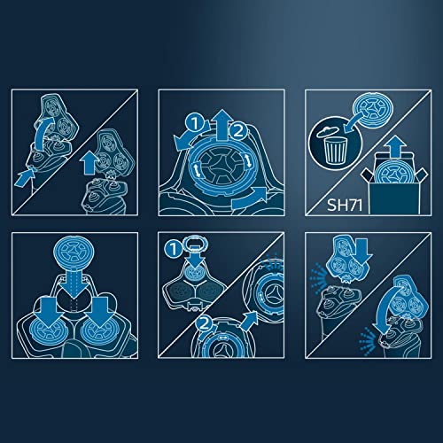 Philips Ersatzscherkopf für elektrische Rasierer der Series 7000 & 5000 (Modell SH71/50), Rostfreier Edelstahl - Image 7