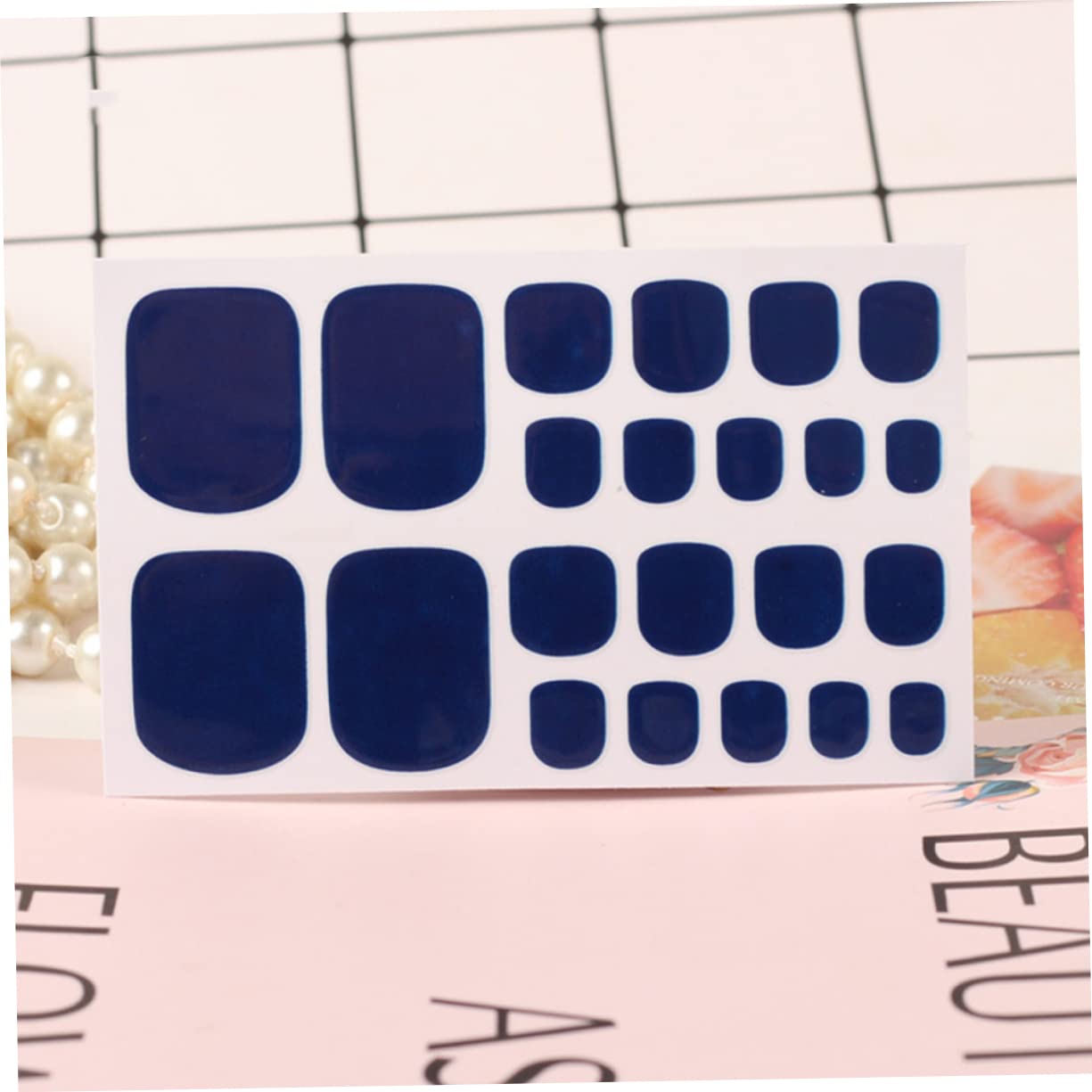 4 Set Stickers Per Unghie Dei Decalcomaniper Unghie Decorazioni Per Manicure Facili Applicare Design Alla Moda Trasparenti Accessori Per Nail Art 12 Fogli*4