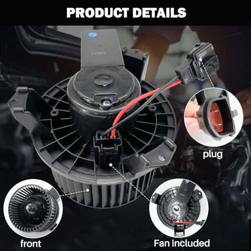 Image of 700185 AC Heater Blower Motor Fan Assembly Fit for Ford Mustang 2005-2009 4R3Z19805AA, 4R3Z19834BA, 5R3Z19805A, FO3126128