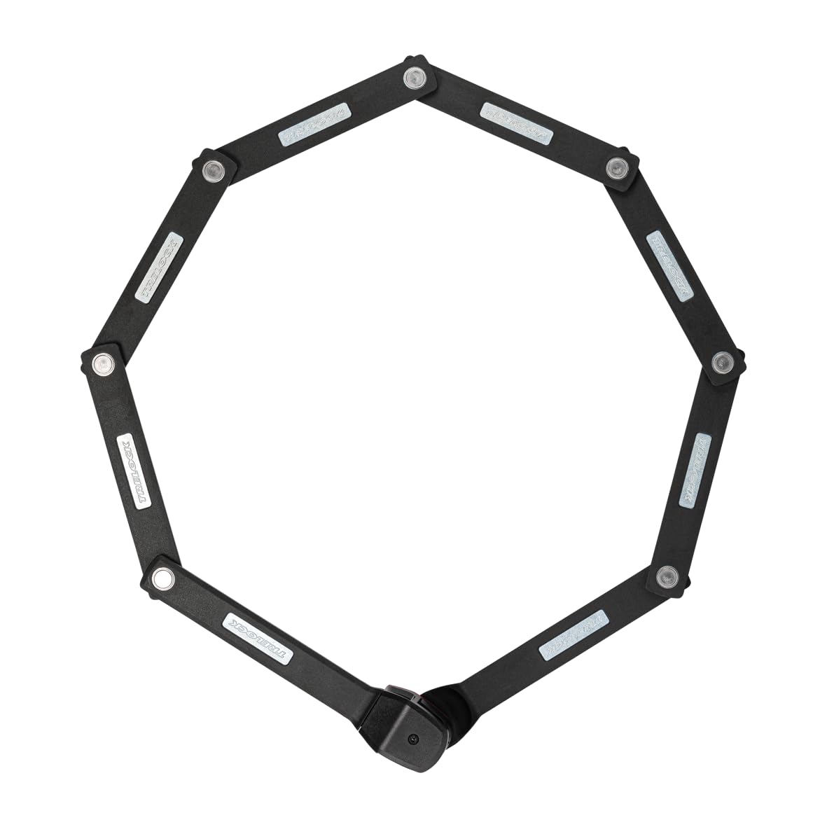 TRELOCK FS 280/100 TWO.GO Code Faltschloss – Länge 100 cm – inkl. X-MOVE-Halter – Sicherheitsstufe 7 – Zahlencode frei einstellbar