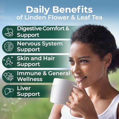 Image of 1.8 oz. Linden Tea Loose Leaf Te De Tilo Dried Linden Blossom Herb (Tilia Cordata) - 50g Tea Herbal Lipa Tila