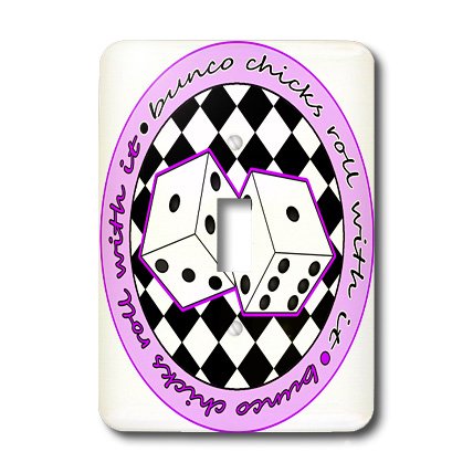 Interrupteur simple 3dRose Bunco Chicks pour rénover une prise murale