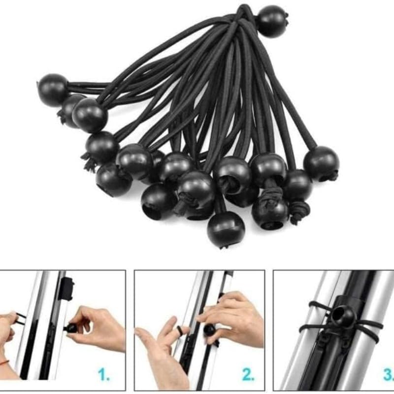 Lot De 30 Tendeurs à Boule, Tendeurs De Bâche, Tendeurs