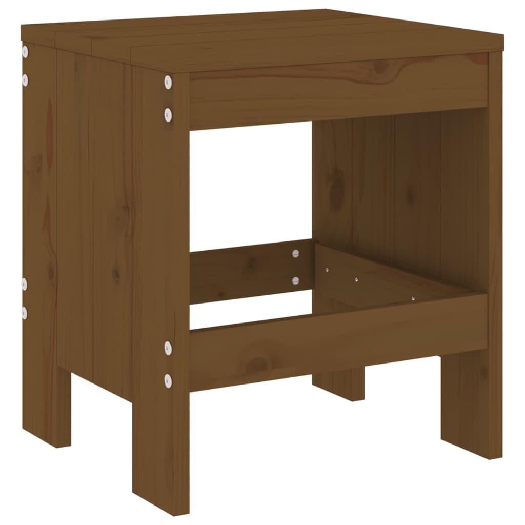 Set da bistrò, 3 pezzi, set da giardino in legno di pino, marrone