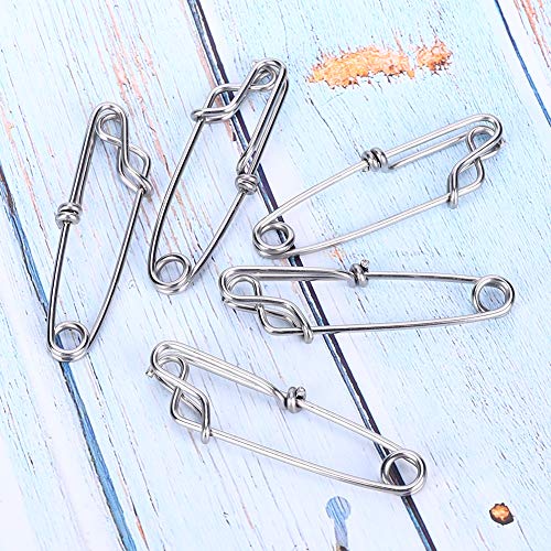 Clips de pesca de acero inoxidable Ejoyous para evitar la pérdida de capturas 6