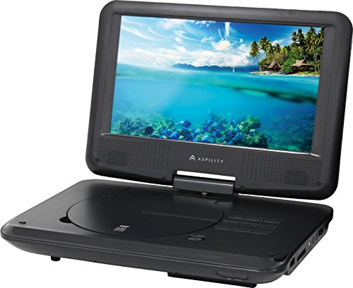 エスキュービズム 9インチポータブルDVDプレーヤー バッテリ―内臓 車載カバー付き APD-0901BT