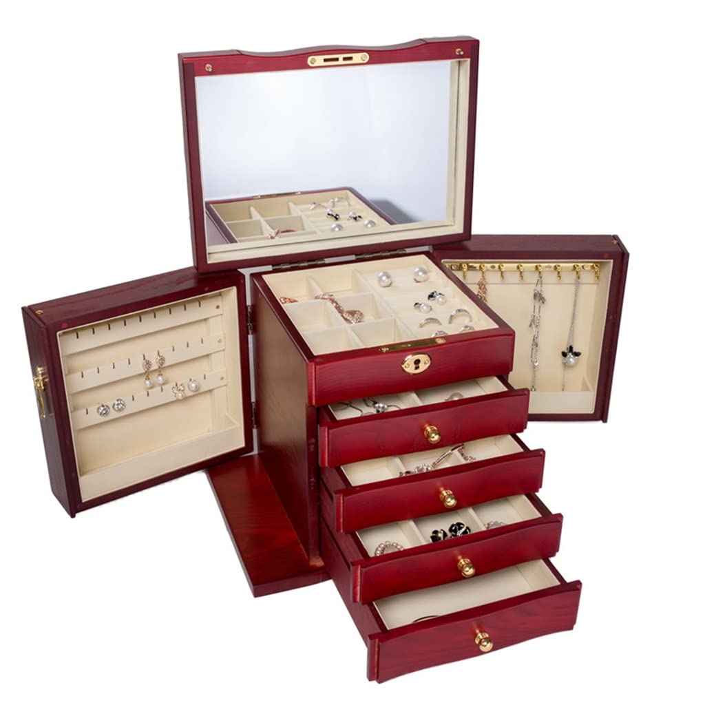 Porte-bijoux grand format anti-nœuds pour ranger colliers et boucles d'oreilles