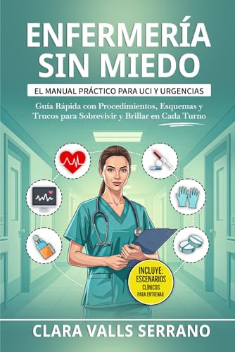 Enfermería sin Miedo: El Manual Práctico para UCI y Urgencias: Guía Rápida con Procedimientos, Esquemas y Trucos para Sobrevivir y Brillar en Cada Turno