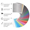 iImagine Vinyl Permanent Vinyl, 72 Pack Permanent Adhesive Vinyl Sheets (12”x 12”) for Silhouette Cameo and Any Craft Machine Cutters #2