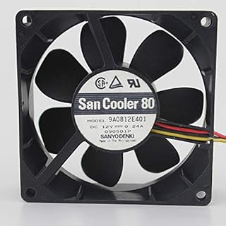 8025 12V 0.24A 9A0812E401 Double Ball Cooling Fan 6 Month Warranty