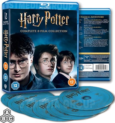 Image of Harry Potter: The Complete 8-Movie Collection (Deluxe 16-Disc Box Set / Special Bonus Features) [Blu-ray] [Region Free]