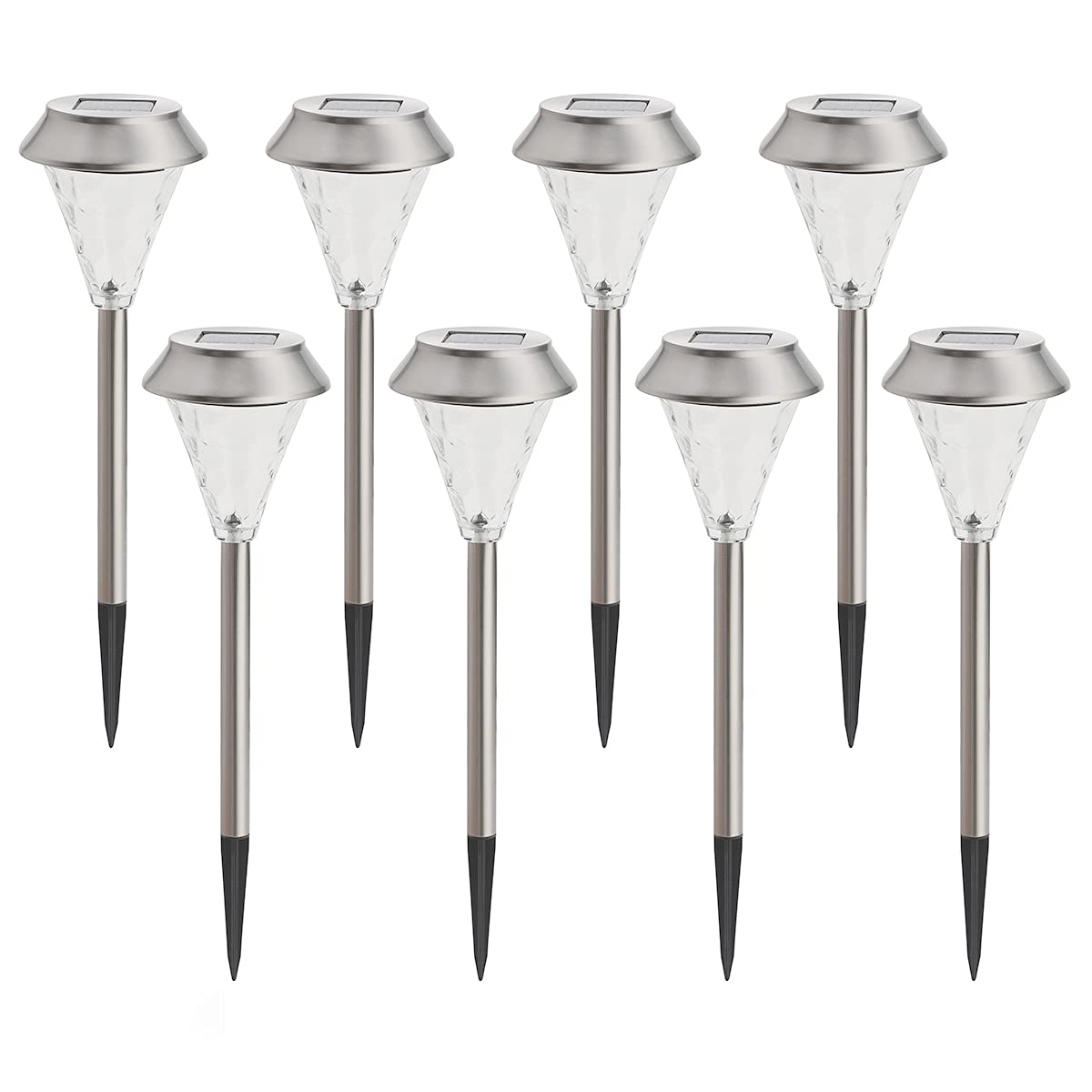 Buy TWINSLUXES Solar Pathway Lights Outdoor Stainless Steel Grass Light