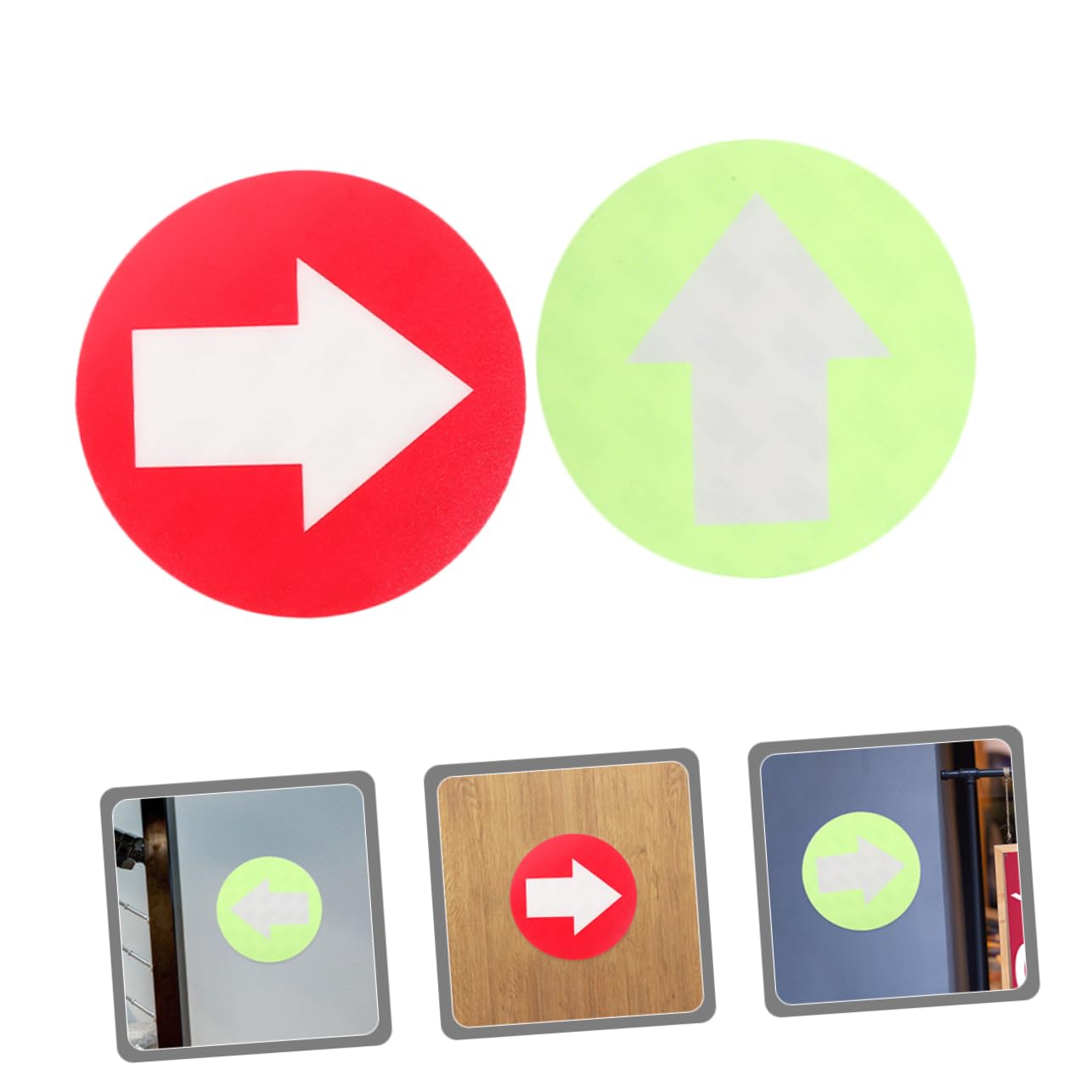 BESPORTBLE Richtungsaufkleber Reflektierende Markierung Gartenschild Camping-jagdmarkierungen Reflective Directions Pfeilrichtungsmarkierung Selbstklebender Pfeilmarker