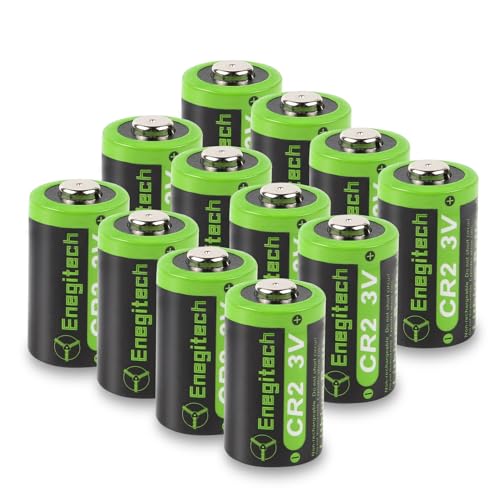 Enegitech CR2 3V Lithium Battery, CR15H270 1000mAh for Golf Rangefinder Nest Temperature Sensor...