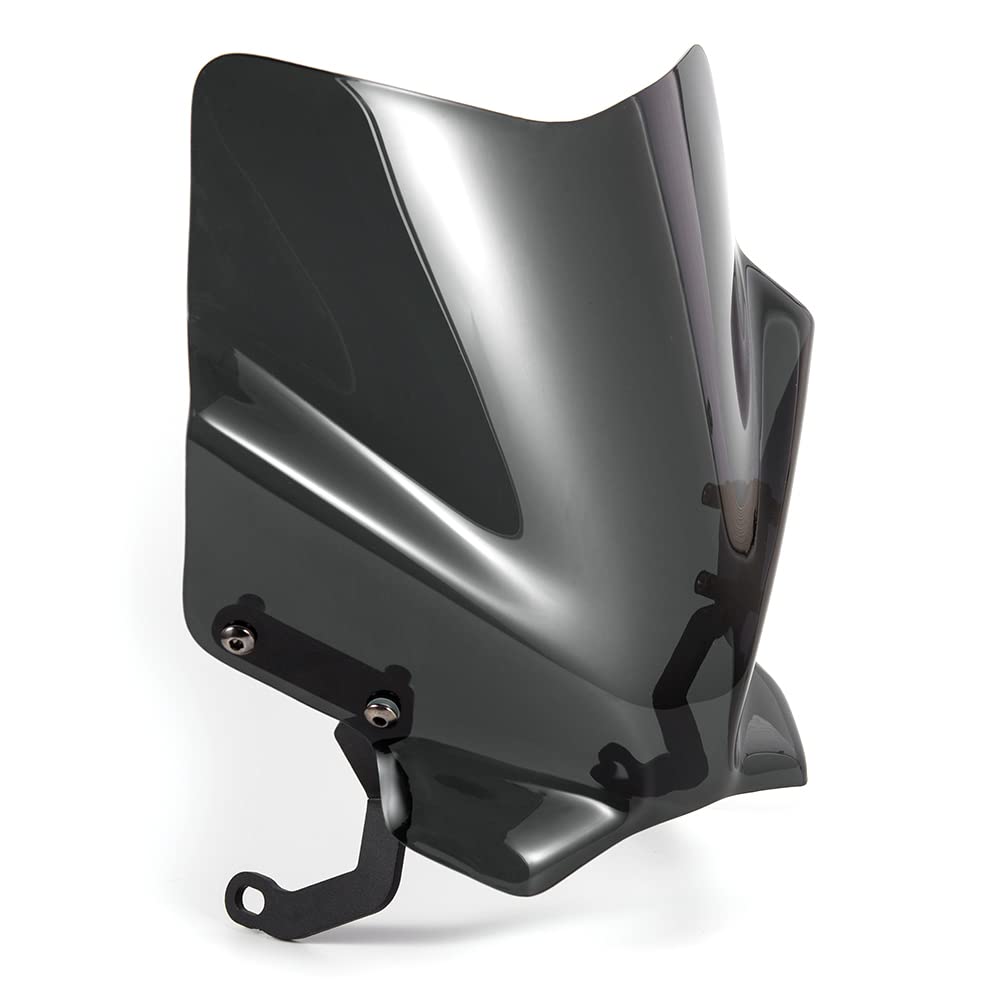 Motorradwindschutzscheibe Universal Motorrad-Windabweiser Windschutz für 1200 2014 s 1200r 2014-2018 2022 (Schwarz)