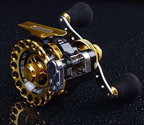 Ellen Archery Inline Ice Fishing Reel Right/Left In Line Ice Reel With 8+1 Ball Bearings (Left) #TOP2