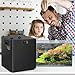WEIMILOR Aquarium Chiller 42Gal 1/10HP Water Chiller for Hydroponics Systems Home Use Coral Shrimp Freshwater Saltwater Fish Water Weeds,160L/42bal