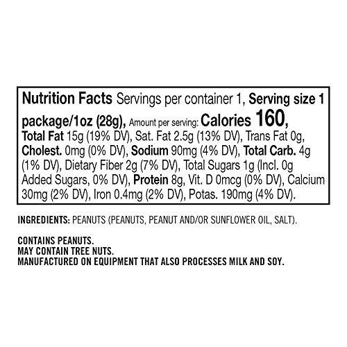 Kar's Nuts Roasted N' Salted Peanuts Snacks - Gluten Free, Bulk Pack Of 1 Oz Individual Single Serve Bags (Pack Of 100) #TOP1