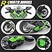 BOBUEXER - Authentic Die-Cast Motorcycles with Music Lighting,Diecast Motorcycle Toys for Age 2-4,Toy Moto Bike for Kids and Collectors Age 3-5(Green) ﻿