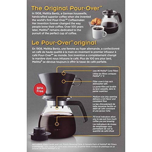 Melitta 640616 Coffee Maker, 52 Oz, Glass Carafe #TOP2