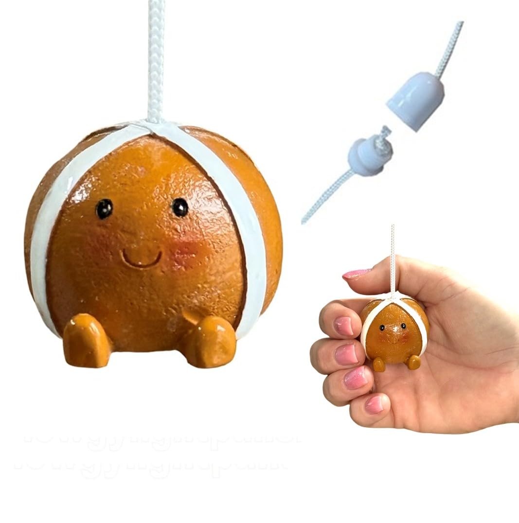 Lowgy Hot Cross Bun Light Pull with choice of Cord Colour and Connector - Easter Bathroom Pull Cord