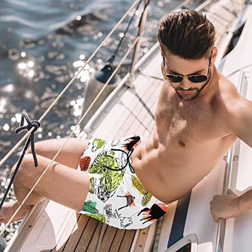Maillots de bain hommes JDEZ short de plage anti frottement pour peau sensible - 2