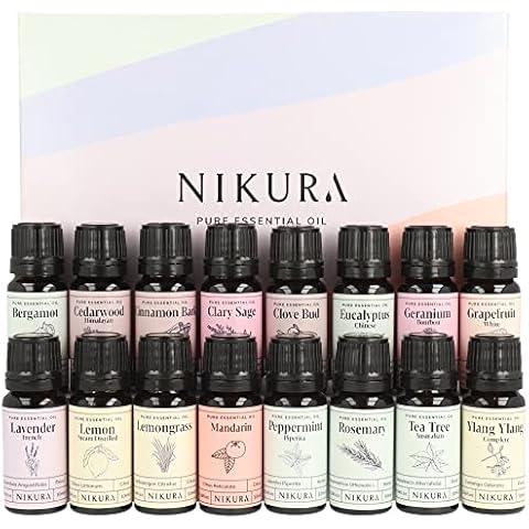 Nikura Essential Oils Gift Set - 16 x 10ml Cover