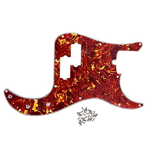 IKN 13 trous style moderne Standard P basse Pickguard 4 plis plaque à gratter pour guitare de modèles de basse de… - Les Beatles, Paul McCartney, John Lennon, RIngo Starr, George Harrison IKN 13 trous style moderne Standard P basse Pickguard 4 plis plaque à gratter pour guitare de modèles de basse de… – Image 3