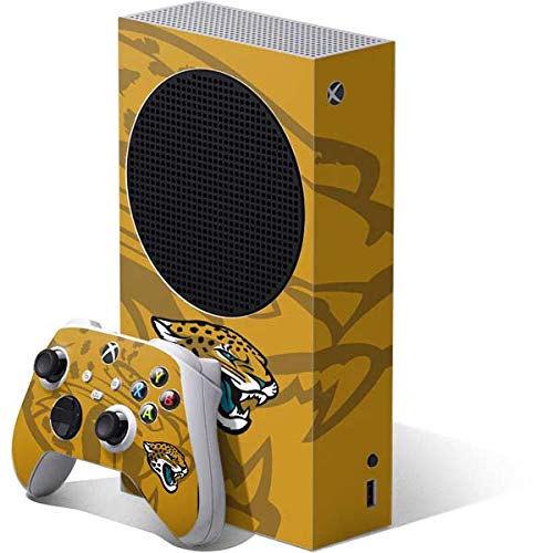 Skinit Decal Gaming Skin Compatible with Xbox Series S Bundle - Officially Licensed NFL Jacksonville Jaguars Double Vision Design