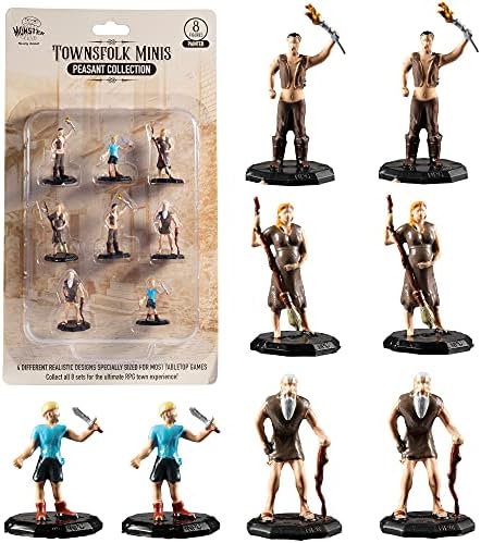 Monster Townsfolk Mini Fantasy Figures 