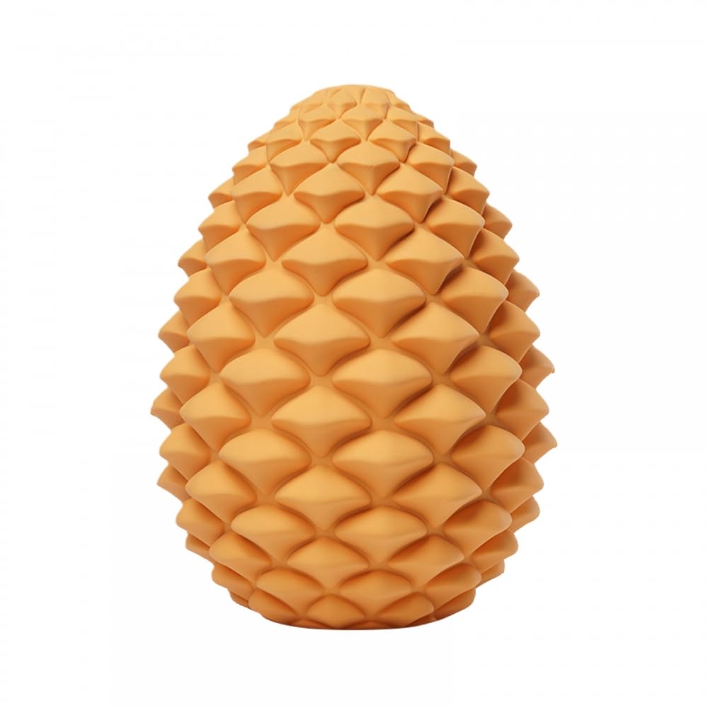 Dragon Egg Dog Chew Toy, Rubber Stuffable Indestructible Dog Toys Tough Dog Toys for Puppy Small Medium Large Dogs