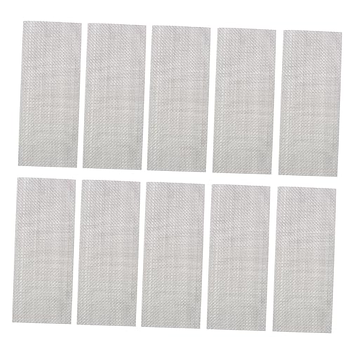 Happyyami 10pcs Stainless Steel Grass Plant Fixed Net for Aquarium Resistant Mesh Accessories for Fish Tank Decoration and Planting for Moss and Aquatic Plants