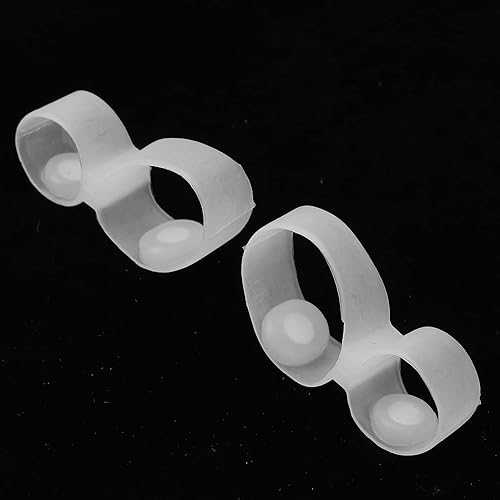 Miniatura 9 de 2 piezas de anillos magnéticos para dedos de los pies, de silicona, para masaje de pies, metabolismo, herramienta magnética de masaje de pies,