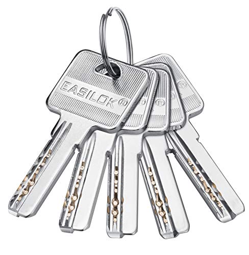 Easilok Twist To Lock Deadbolt Lock Keyless With Anti-Mislock Button,A Night Latch Is Unpickable On Interior Keeping Front Door Lock Locked As Well Unlocked Status As You Prefer,Single Lock #TOP7