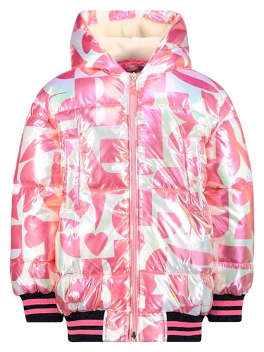 Veste polaire violette pour filles de 5 à 18 ans - Manteau doux chaud