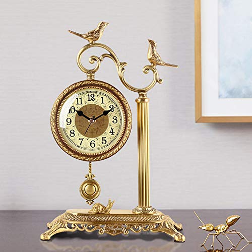Reloj de asiento vintage para decorar la mesa de una sala de estar elegante 8