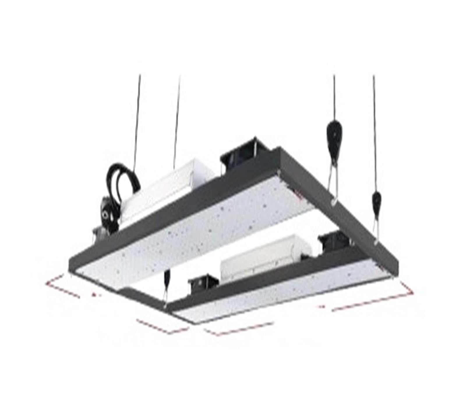 Luce per Piante, LM282B LED Coltiva La Luce 1000W 240W 720W, Phytolamp a Spettro Completo for Semi di Piante Veg Blooming Serra Grow Tent(480W)