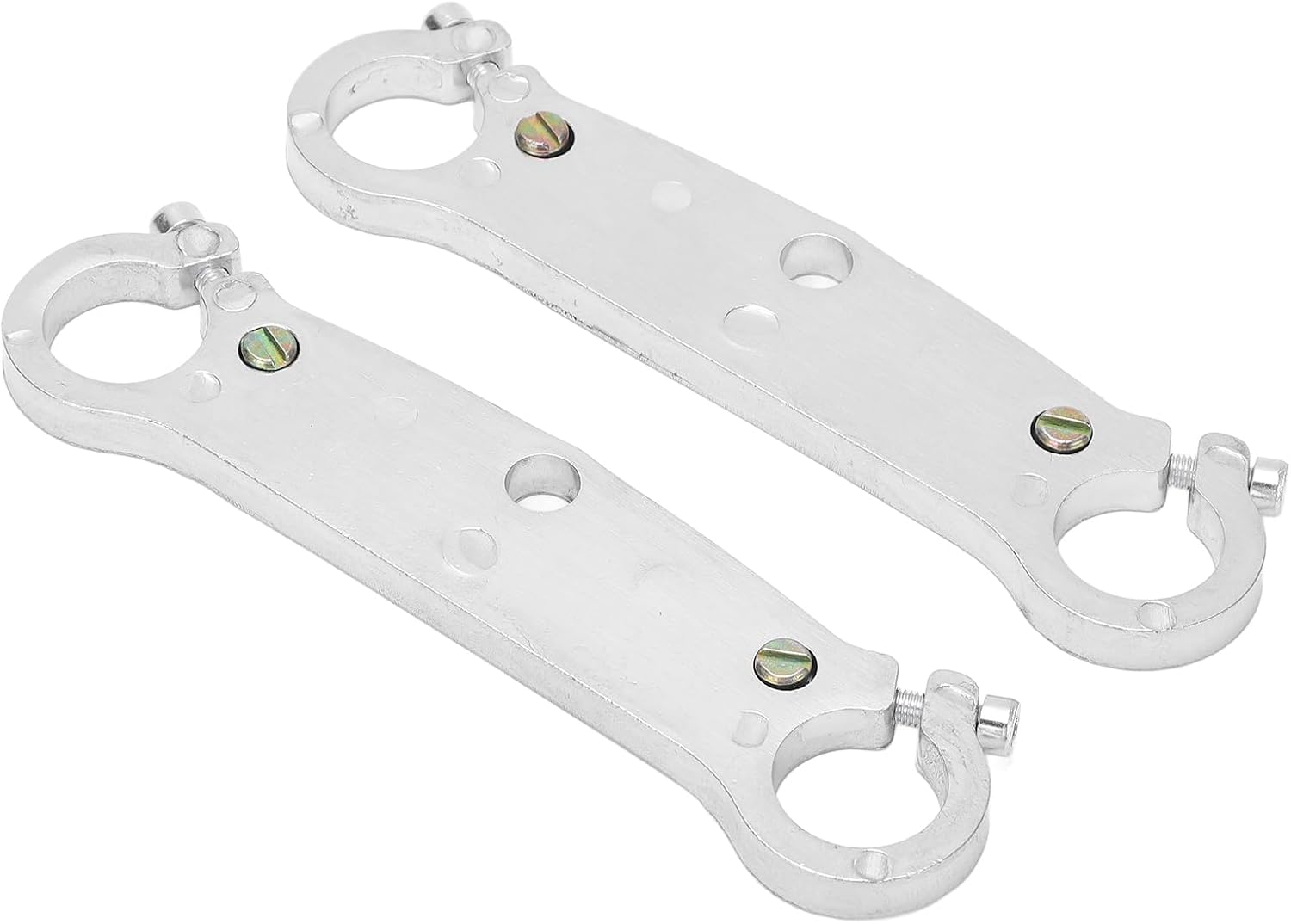 Drfeify Front Fork Yokes Aluminium Alloy Upside Down Fork Yoke 22mm Hole Diameter for Mini Motor Bike Motorcycle Triple Tree Yoke Replacement
