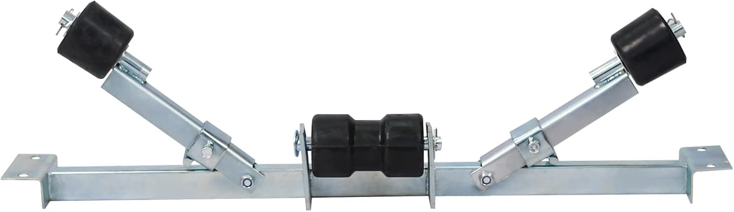 Boat Trailer Bottom Support Bracket with Keel Rollers Capacity
