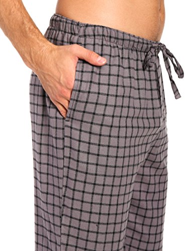 Noble Mount Twin Boat Mens Pajama Pants - 100% Cotton Flannel Mens Lounge Pants2