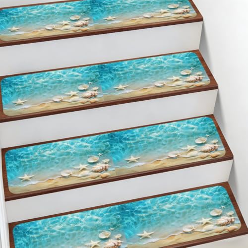 Protectores de escalera para interiores estilo playa para renovar tu hogar 2