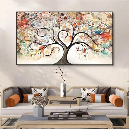 Toile l'arbre d'amour fantastique KEBIA 75x150 cm pour salon