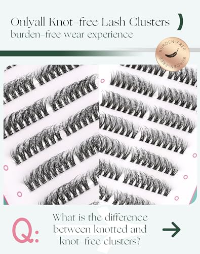 Individual Eyelashes 3D Mink False Lashes Wispy EyeLash Fluffy 112 Pcs (11.5-16MM Pre-styled-Doll-7Pair) N06 - Image 2