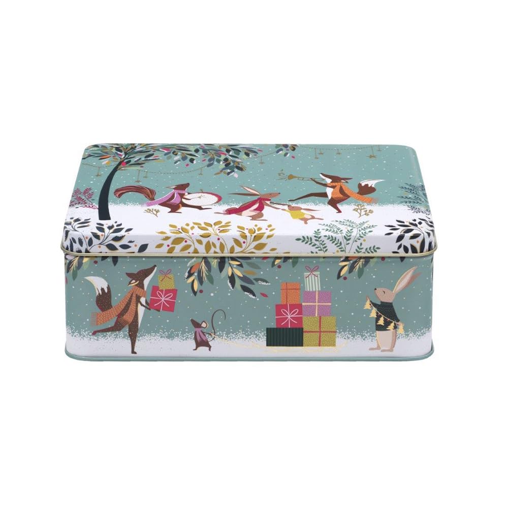 Elite - Sara Miller Woodland Tales Rectangular Tin 19.5 x 15.4 x 7.5 cm