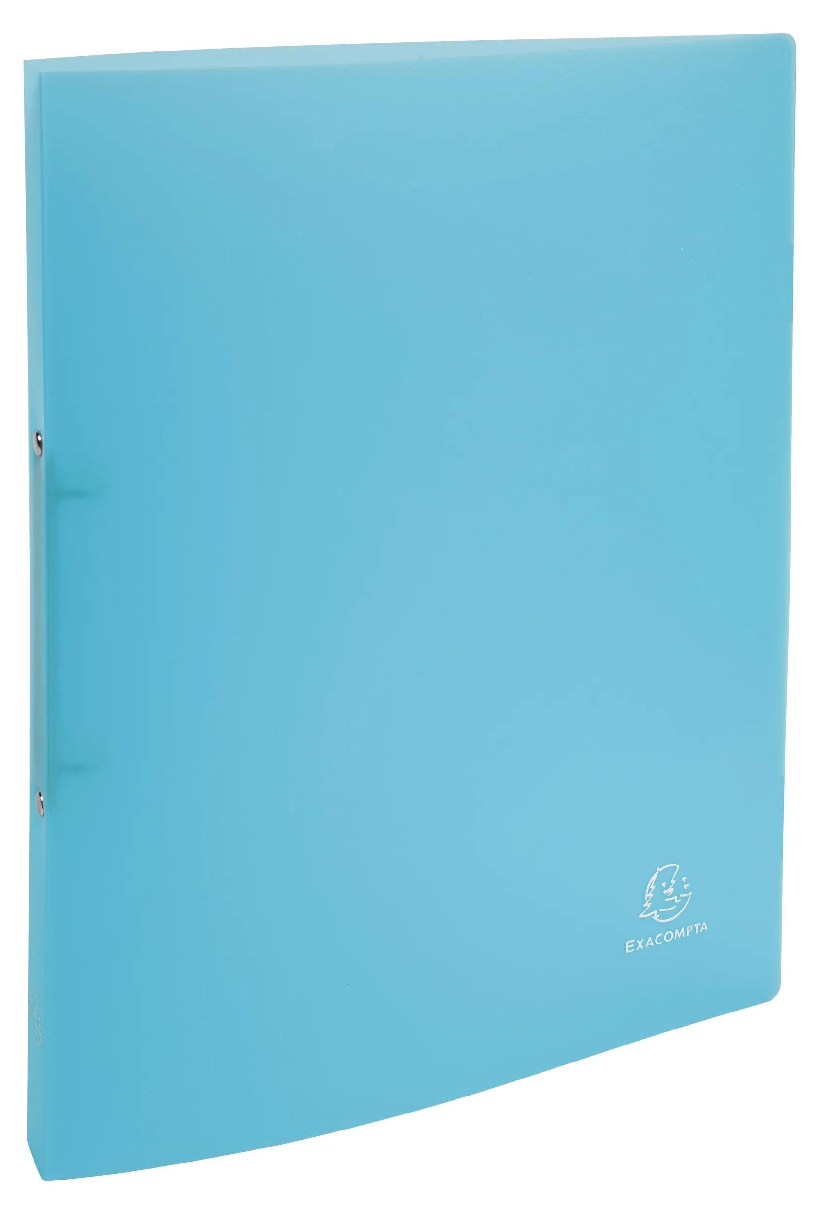 Exacompta - Rif. 54170E - Cartone da 20 raccoglitori cromalina, 2 anelli rotondi diametro 15 mm, dorso 20 mm, dimensioni esterne: 32 x 25 cm, formato A4, assortiti