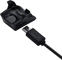 Austuo 2 db USB töltőkábel Huawei Honor Band 5/4/3 és Huawei Band 4/4Pro/3Pro/2/2Pro okoskarkötőkhöz, elvesztés elleni biztosítókötéllel 3