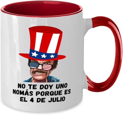 Miniatura 2 de Regalo para el 4 de julio taza de cafe 2 colores roja y blanco no te doy una nomassouvenir