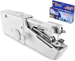 Mini Maquina Portatil de Costura Mini Eletrica Pilha A Mão Prático