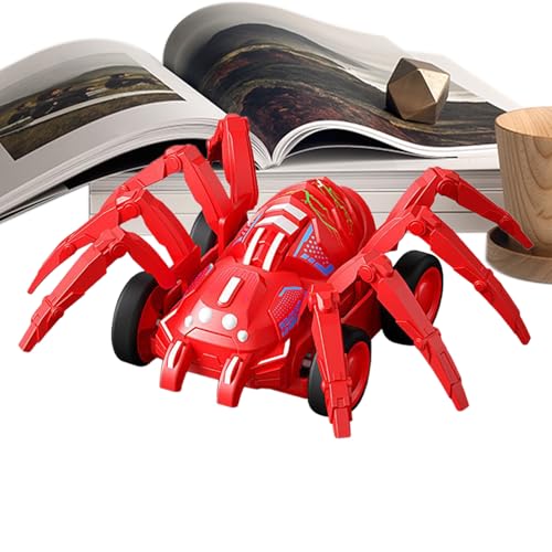 Jescion Car Toys スパイダー形状,慣性で走るプレイビークル | 男女兼用教育的創造的な屋内遊び用ビークル 誕生日プレゼント